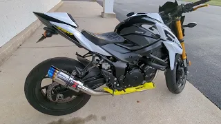 GSX-S750 full exhaust & MooreMafia tune.