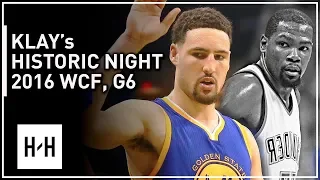 Klay Thompson EPIC Full Game 6 Highlights vs Thunder 2016 Playoffs WCF - 41 Pts, 11 Threes, CLUTCH