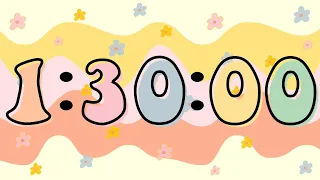 90 Minute Groovy Themed Timer