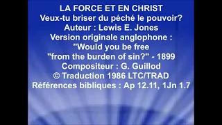 LA FORCE EST EN CHRIST - cover Lewis E. Jones