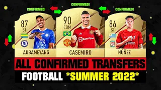 ALL CONFIRMED TRANSFERS NEWS SUMMER 2022 - Football! ✅😱 ft Casemiro, Aubameyang, Nunez… etc