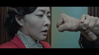 IP Man fighting in the elevator