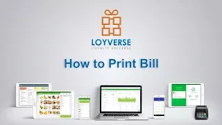 How to Print Bill - Loyverse POS