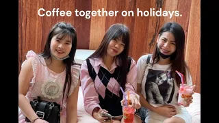 Coffee together on holidays. [in House of Benedict Pattaya]