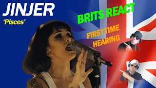 FIRST TIME HEARING JINJER - Pisces (LIVE) (BRITS REACT!!)