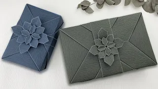 Gift Packing | Gift Wrapping Box Ideas + Origami Flower Tutorial（Step By Step）