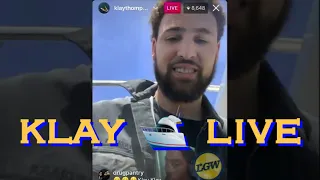 📱 Klay on San Francisco Bay on his boat (no Rocco), tells Wiseman to be deckhand, homage to Giants