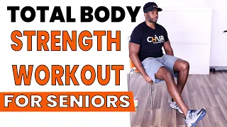 Total Body Seated Strength Workout For Seniors | Low Impact For Bad Knees