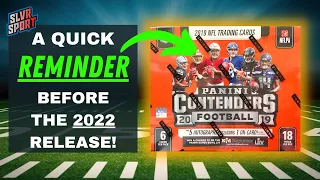 2019 Panini Contenders Football Hobby Box - 5 Autos - 1 On-Card!