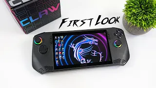 MSI CLAW Hands On First Look! Is This New 16 Core Handheld Faster Than The Rest?