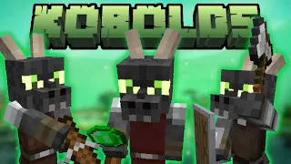 КОБОЛЬДЫ, ПОДЗЕМНЫЕ ДЕРЕВНИ И ТОРГОВЛЯ ! ПОЛНЫЙ ОБЗОР МОДА KOBOLDS НА MINECRAFT ГАЙД ПО МОДУ КОБОЛЬД