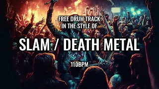 Slamming Death Metal Drum Track at 110BPM!