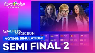 Eurovision 2024: Semi Final 2 | Voting Simulation - Qualifiers Prediction