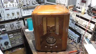 CONVERTING ZENITH FARM RADIO TO AC OPERATION