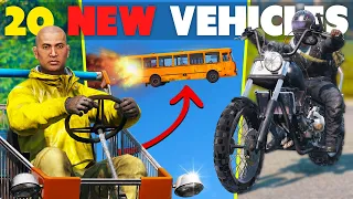 Testing 20 NEW VEHICLES in DayZ!
