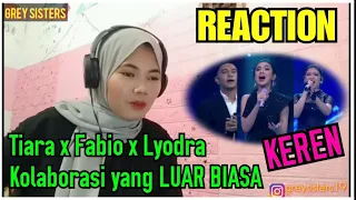 LUAR BIASA! Tiara X Fabio X Lyodra - Medley Song REACTION!!