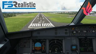 MSFS 2020 - FENIX A320 | FSRealistic Pro. First flight