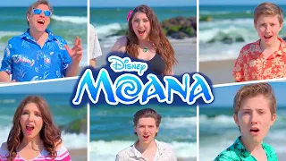 AGT FAMILY SINGS "How Far I'll Go" From Disney’s MOANA! (Cover by @SharpeFamilySingers) 🌺🎤