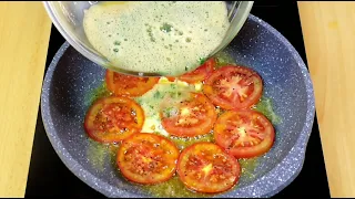 If you have two tomatoes and eggs, prepare this recipe for breakfast ❗😱 Tasty Recipes