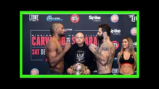 Bellator 190 results: rafael carvalho defends middleweight title with quick ko of alessio sakara