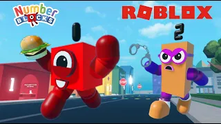 NUMBERBLOCK ONE IS UNDER ARREST!!! | Numberblock Town | Roblox