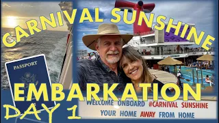 Carnival Sunshine Embarkation Day | Port of Charleston Details | First Day of the Cruise