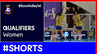 Sweden vs. Ukraine #Shorts​​ - #EuroVolleyW​​ Qualifiers