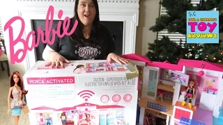 Barbie Hello Dreamhouse Magic Dollhouse Unboxing Toy Review Fashionistas DC Super Hero Girls | PSToy