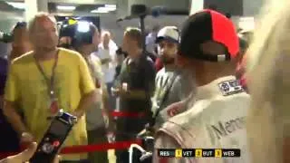 2011 Singapore GP  Felipe Massa disrupts Lewis Hamiltons Interview.mp4