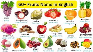 Everyday English Words | 60+ Daily Use Fruits Name in English | Useful in Daily Life#english