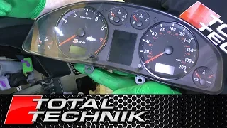 How to Remove Speedo Instrument Cluster - Audi A6 S6 RS6 - C5 - Total Technik