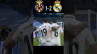 J8 studio Real Madrid vs Villarreal 3-2 #highlights #football #youtube #youtubeshorts