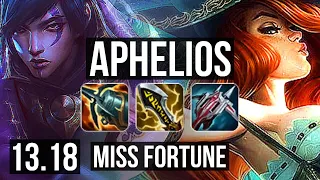 APHELIOS & Alistar vs MF & Nautilus (ADC) | Rank 4 Aphelios, Quadra, 8/2/9 | JP Challenger | 13.18