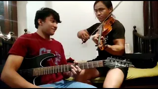 Rasputin (Boney M.) Guitar and violin. cover by Krishna Damania and Samuel Sinate.