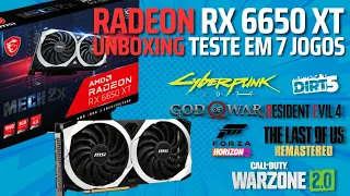 RX 6650 XT - Unboxing, teste em Warzone 2 e mais 6 Jogos