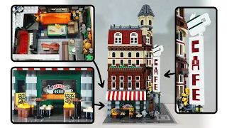 LEGO Cafe Corner 10182 Upgraded with Central Perk and Additional Level