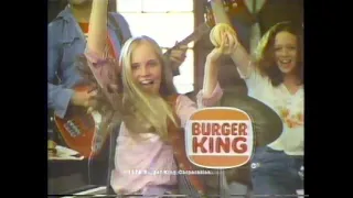 Burger King 1978 Double Cheeseburger Commercial
