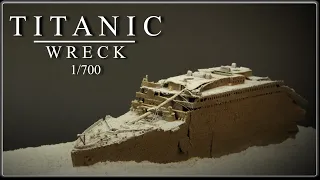 Build Titanic Wreck model 1/700 Revell [full video build]