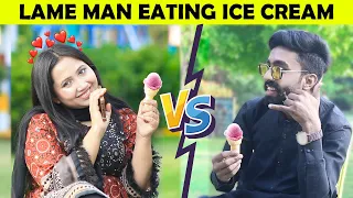 LAME MAN EATING ICE CREAM AND FLIRTING WITH GIRL PRANK ( Part 2) | Epic Reaction 😂😂