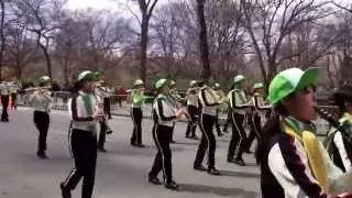 Band from Osaka, Japan at NYC St Patrick's Day Parade 2015