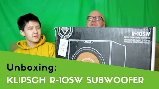 Unboxing: Klipsch R-10SW subwoofer