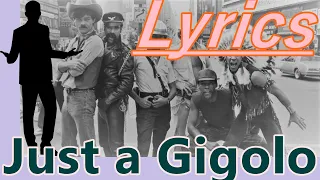 Village People - Just a Gigolo | Lyrics