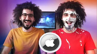 تحدي التوأم مين يلاقي  Apple AirTag خلال 5 دقايق !!!