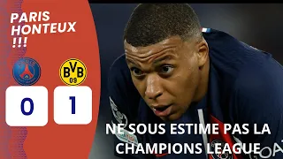 CATASTROPHE A PARIS : Défaite du PSG contre Dortmund et le Mystère Mbappé🤔