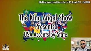 Accent Expert Gives a Tour of U.S. Accents PT 1 SECTION 1 - REACTION #thekingangelshow
