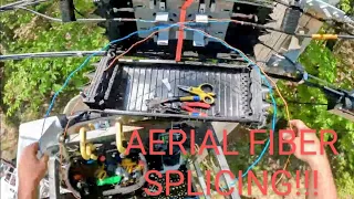 AERIAL SPLICING IN CORNING SCA-9T24!!