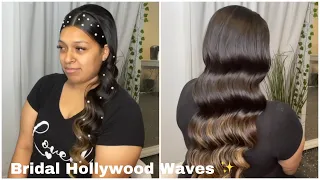 Peinado para novia | Hollywood waves tutorial | tutorial de Hollywood waves