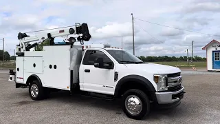 2019 FORD F550 4X4 MECHANICS TRUCK CRANE COMPRESSOR WELDER SERVICE TRUCK UTILITY FOR SALE