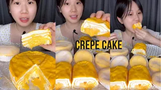 ASMR Satisfying Crepe Cake makes you Drooling😋😋