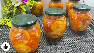 Салат из кабачков на зиму. Кабачки с соусом сацебели.  Zucchini with satsebeli sauce for the winter